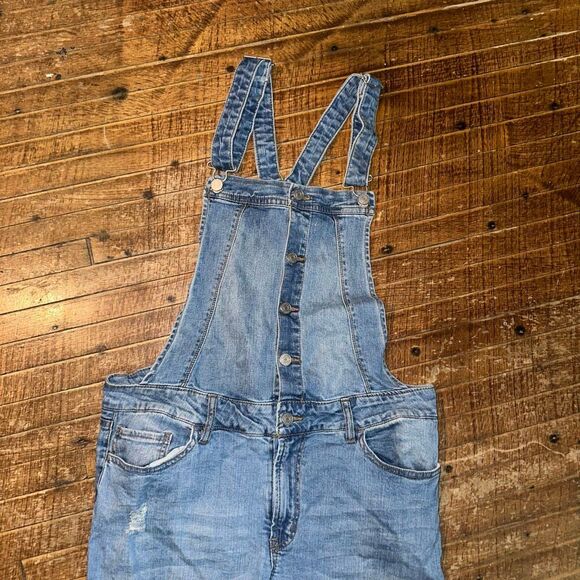 Refuge farmer distressed classic XL painter denim overalls - Picture 2 of 4